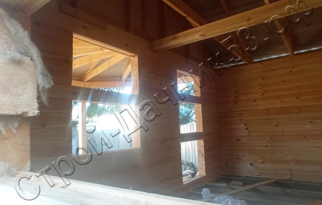 3 Брусовая баня Б-31, 8х4,5м, 32.5М²,  Московская область, Истринский район, СНТ «Новатор» (3)